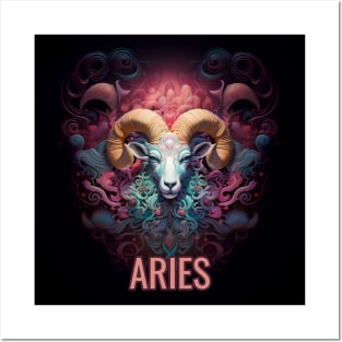 Aries Zodiac Sign Posters and Art